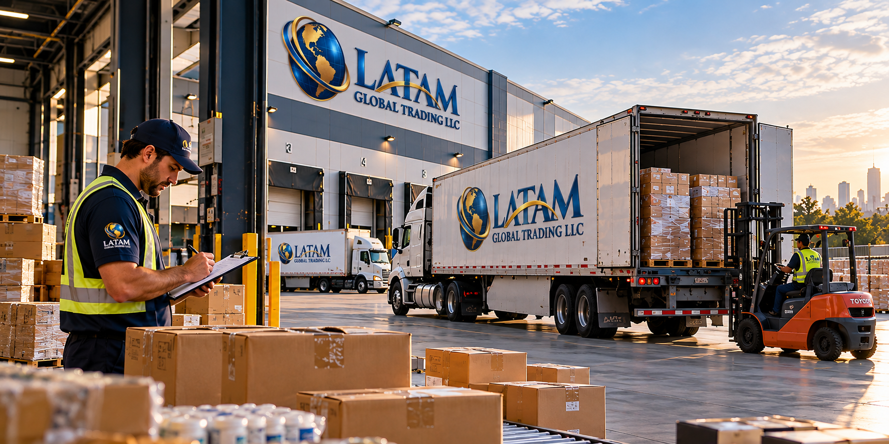 Latam Global Trading wholesale distribution and logistics process